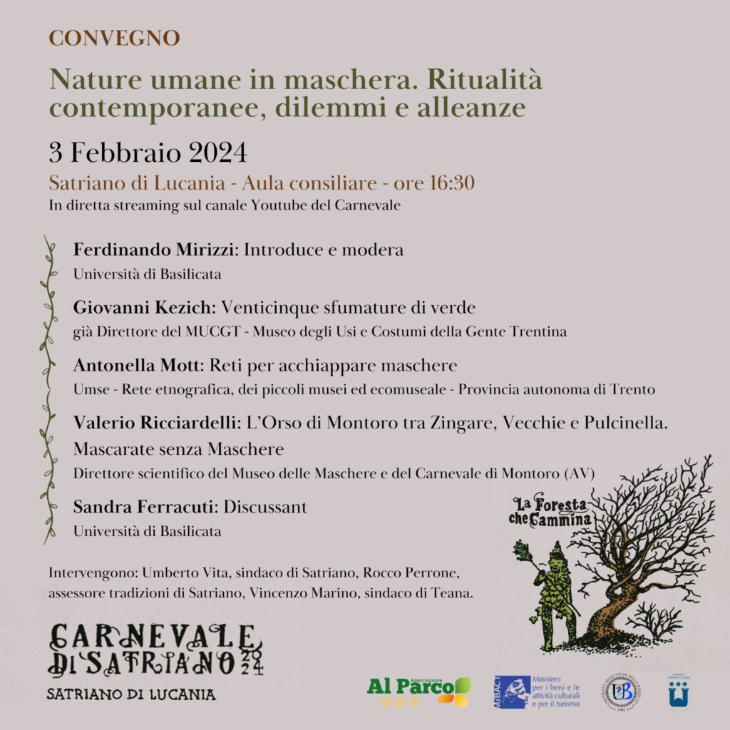 Locandina Convegno Antropologia Satriano di Lucania